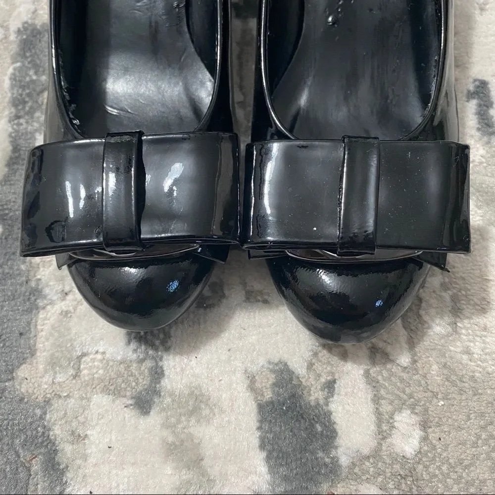 Vaneli women’s black wedges shoes 6